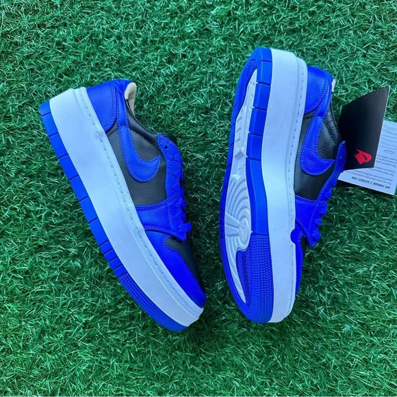 Nike Air Jordan 1 Elevate Low Black / Hyper Royal - Picture 6 of 9